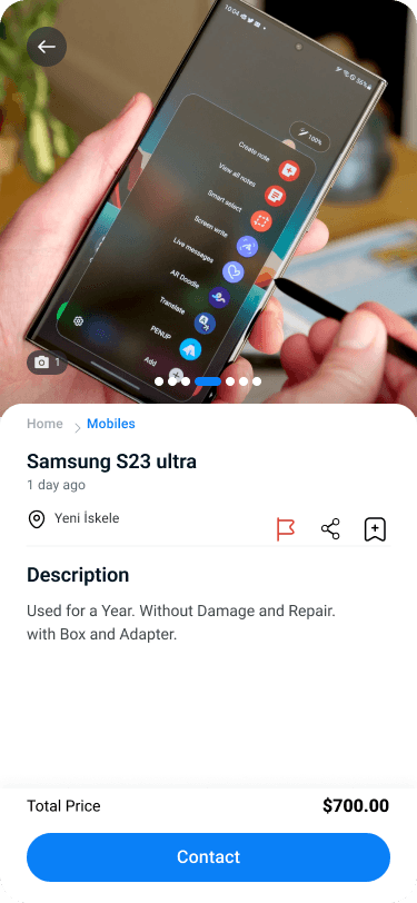 Biliyo product detail, buyer view